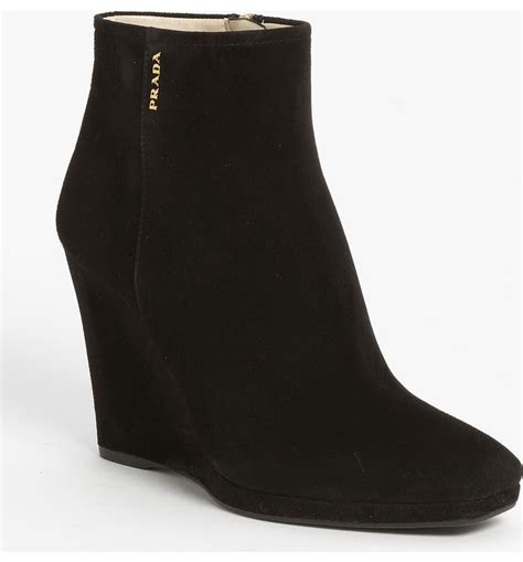 prada suede wedge ankle boots|prada ankle boots nordstrom.